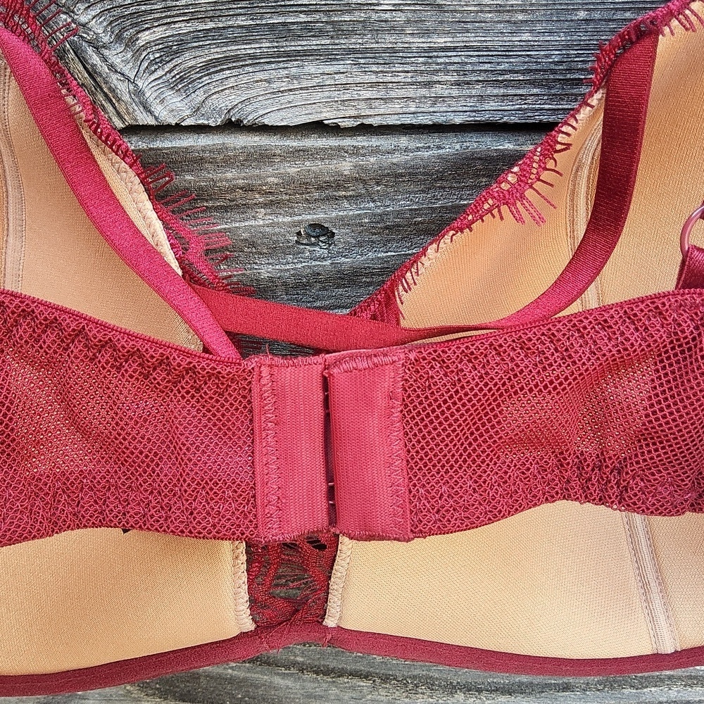 Adore Me Deep Red Underwire Bra Size 38D - Picture 10 of 12